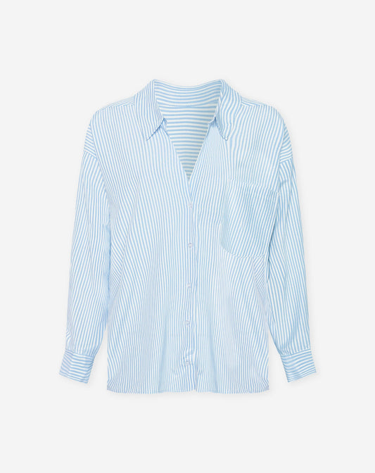 Ocean Breeze Oversized Blouse