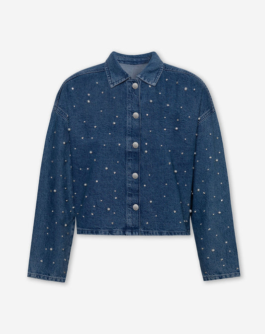 Starlight Pearl Denim Jacket